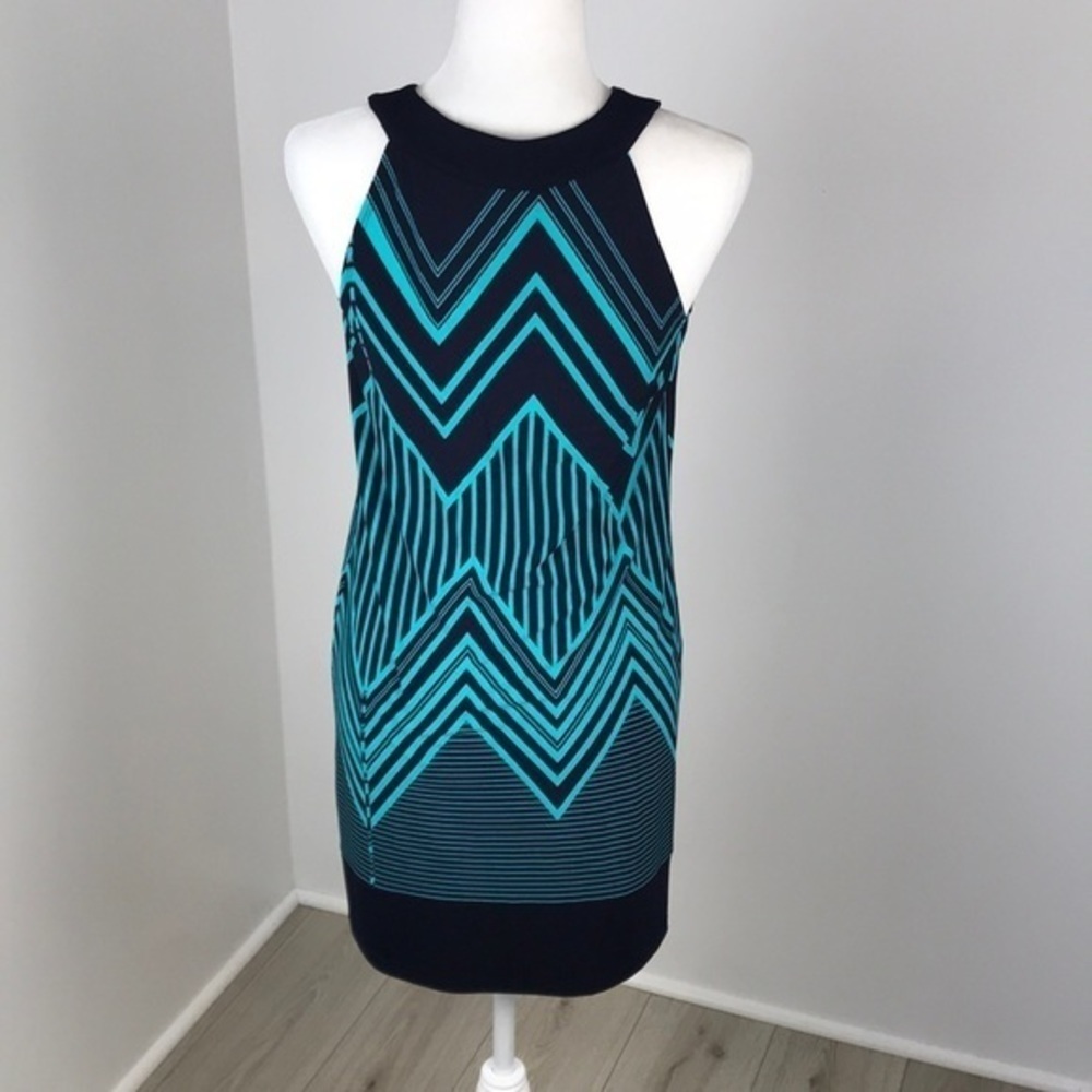 Sweet Storm Blue Keyhole Dress Size S NWOT - Picture 4 of 4